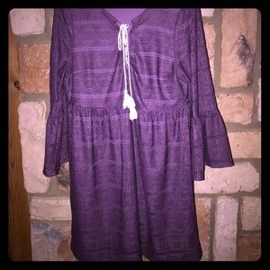 Boutique dress brand Entro size L; plum & lacey
